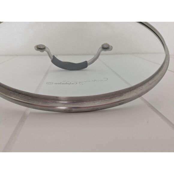 Cooking with Calphalon Glass Replacement Lid - Silicone Handle - 10 in. - Picture 4 of 7